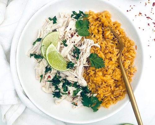Easy Coconut Lime Cilantro Chicken.