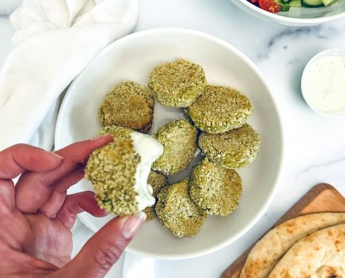 Middle eastern chickpea bites.