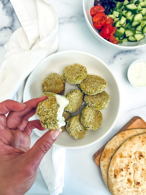 Middle eastern chickpea bites.
