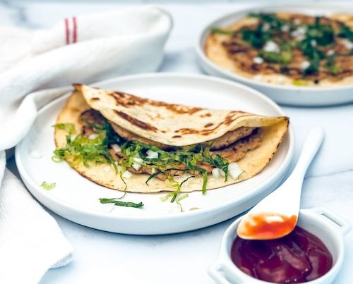 Smash burger quesadilla.