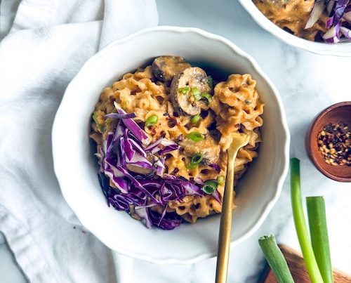 Coconut curry noodle bowl.