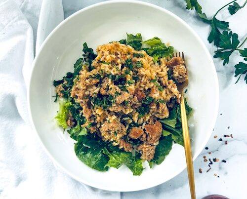 Ground turkey gyros.